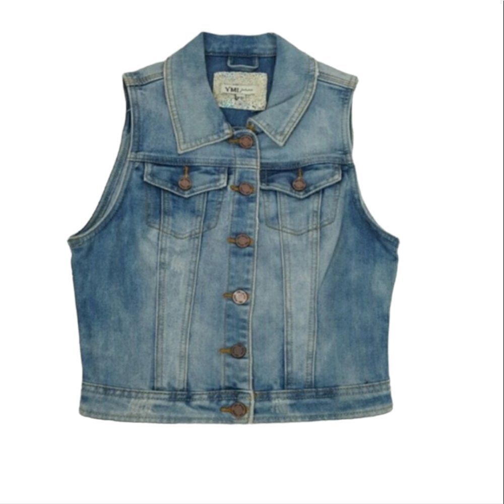 Women's Denim  Vest Size Medium‎